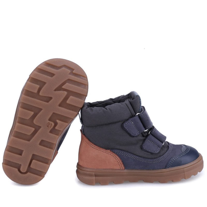 Emel - Zimowe Trzewiki Dziecięce Wodoodporne Z Wełną Naturalną Everest EV 2778-8 - bubutik.pl