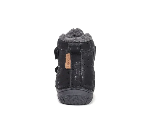 D.D. Step - Zimowe Buty Dziewczęce W082-52674 Black - bubutik.pl