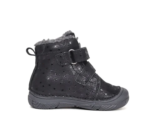 D.D. Step - Zimowe Buty Dziewczęce W082-52674 Black - bubutik.pl