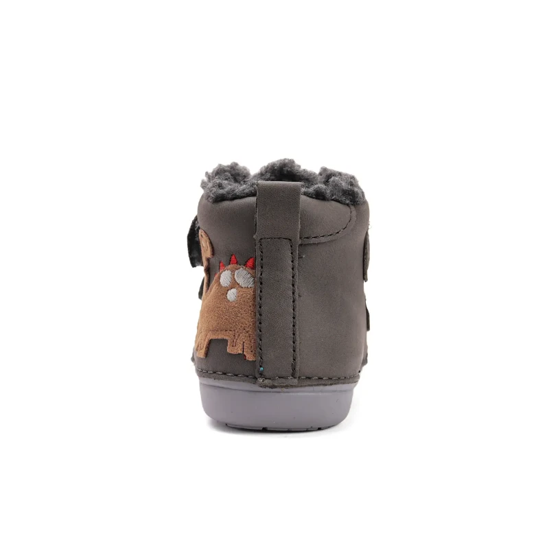 D.D. Step - Zimowe Buty Chłopięce Dinozaur W066-52525B Khaki - bubutik.pl