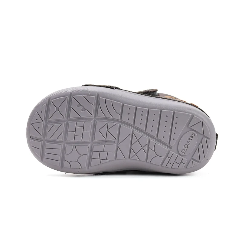 D.D. Step - Zimowe Buty Chłopięce Dinozaur W066-52525B Khaki - bubutik.pl