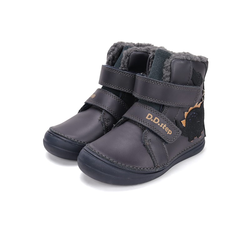 D.D. Step - Trzewiki Zimowe dla Chłopca W078-52785AM Royal Blue - bubutik.pl