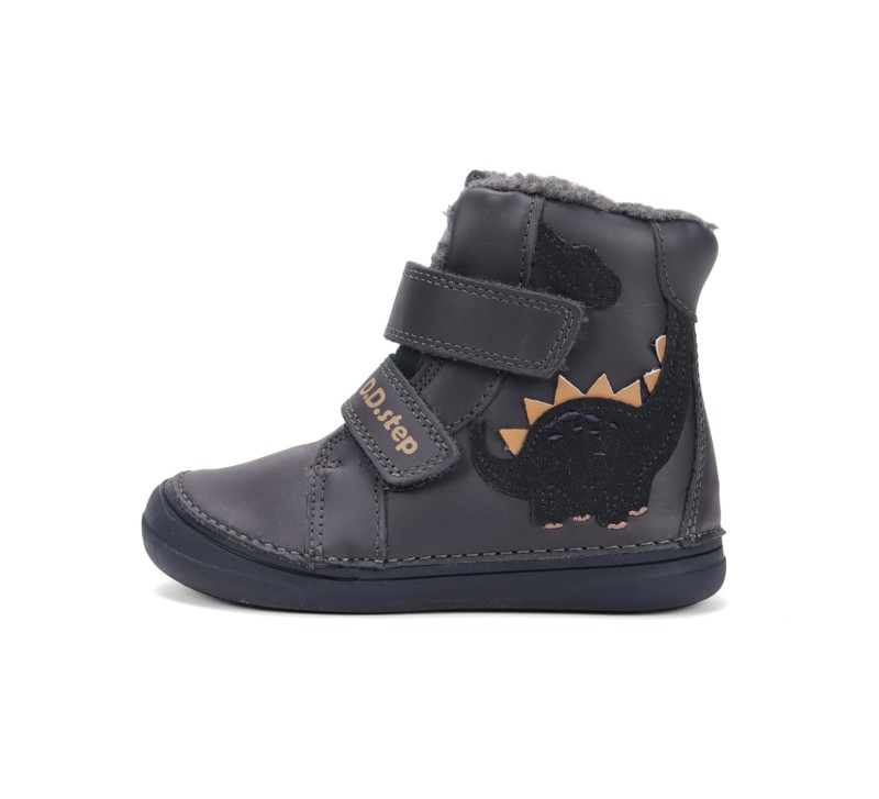 D.D. Step - Trzewiki Zimowe dla Chłopca W078-52785AM Royal Blue - bubutik.pl