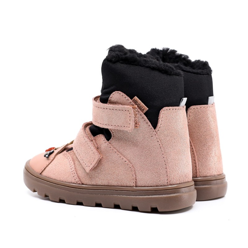 Mrugała - Trzewiki Dziecięce Zimowe Wodoodporne Mali Pony Rosa Połysk 31-35 - bubutik.pl