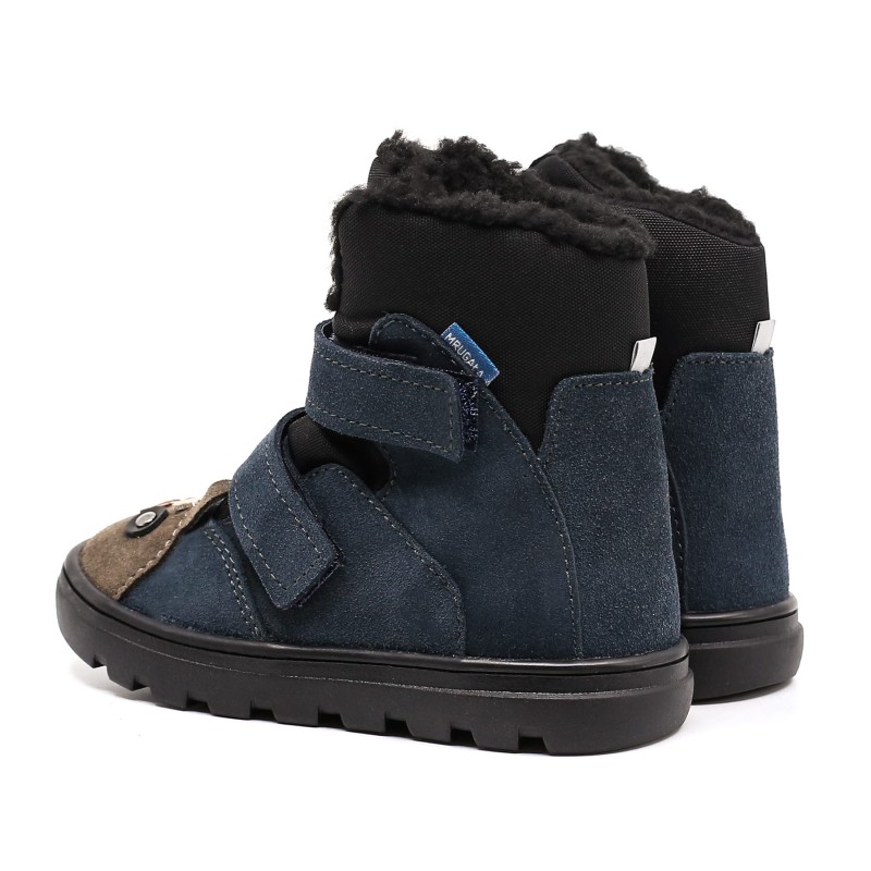 Mrugała - Trzewiki Dziecięce Zimowe Wodoodporne Mali Alpaca Ocean 26-30 - bubutik.pl