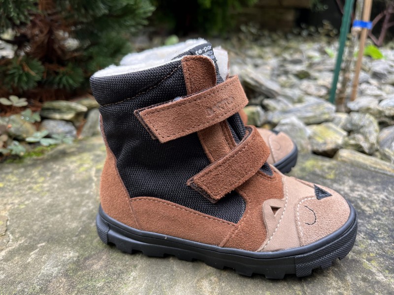 Bartuś - Kozaki Zimowe Chłopięce 316 Sowa Brąz/Beż