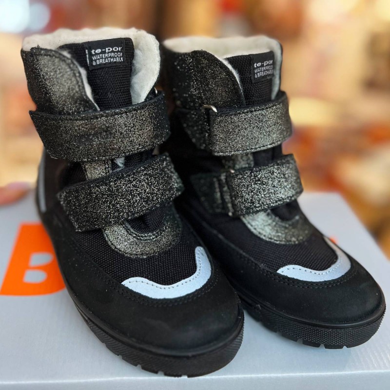 Bartuś - Kozaki Wodoodporne Dziewczęce Brokat Złoty - bubutik.pl