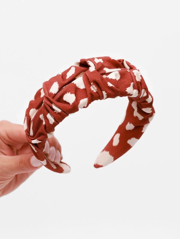 Ul&Ka - Opaska do włosów Marszczulka Regular Bambi - bubutik.pl