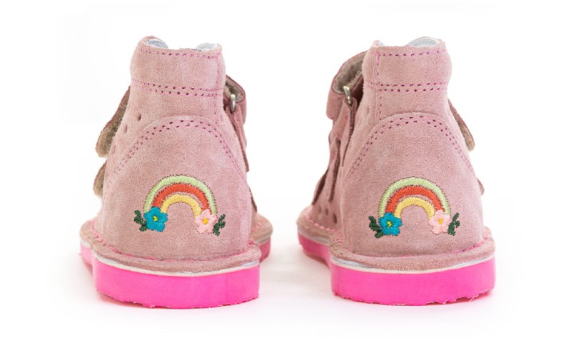 Danielki - Buty Profilaktyczne Róż Tęcza T125L/T135L  - bubutik.pl
