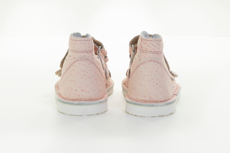 Danielki - Buty Profilaktyczne Groszek Róż T125L/T135L - bubutik.pl