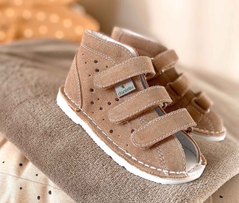 Danielki - Obuwie Profilaktyczne TX105, TX115 Beż/Beige - bubutik.pl