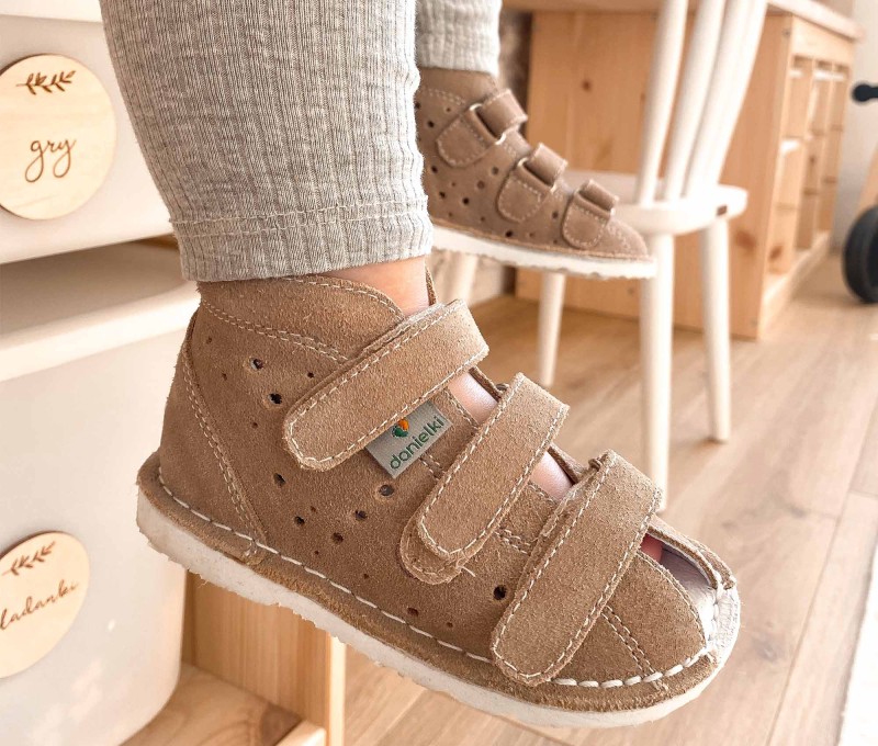 Danielki - Obuwie Profilaktyczne TX105, TX115 Beż/Beige - bubutik.pl