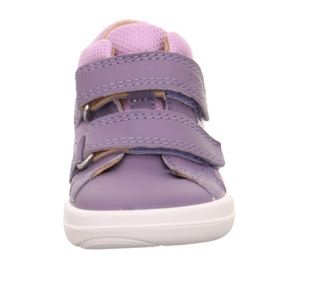 Superfit - Półbuty Barefoot Dziewczęce Superfree Lila 1-000543-8510 - bubutik.pl