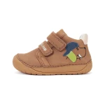 D.D. Step - Skórzane Trzewiki Chłopięce Barefoot S070-61533 Chocolate