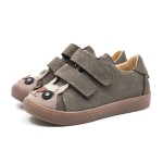 Mrugała - Półbuty Dziecięce Skórzane MAKI Alpaca Grey 26-30 