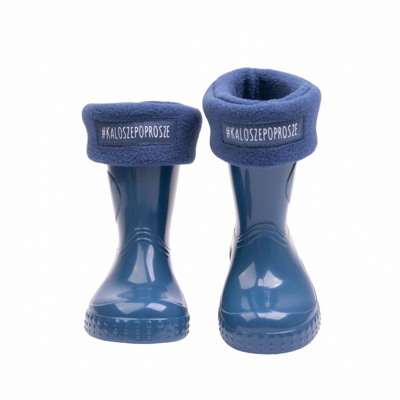 KaloszePoproszę Ocieplacz Niebieski Polarowy