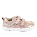 Froddo - Półbuty Zeru Loop Barefoot Pink/Gold G3130282-5