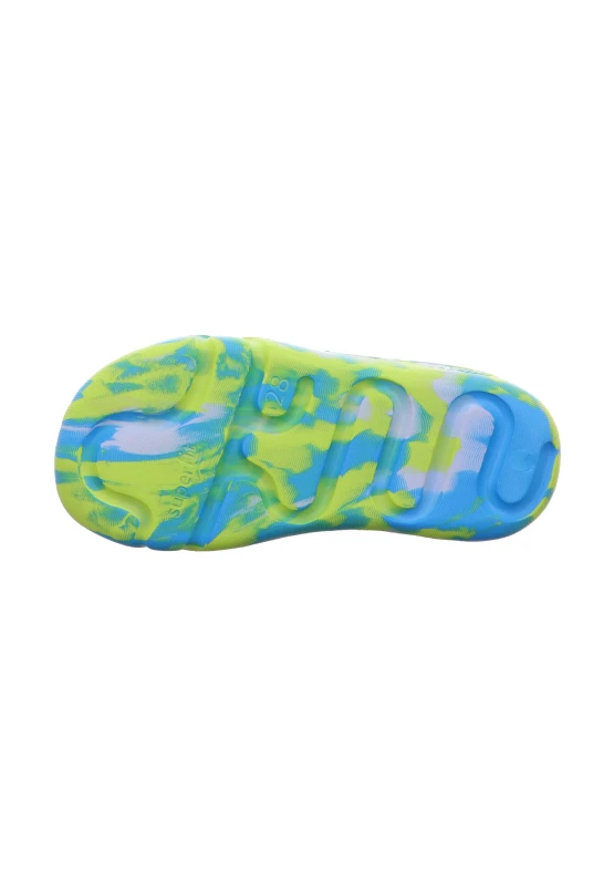 Superfit - Sandały Chłopięce Do Wody 1-000991-8400 Splash Turkusowo-Zielone - bubutik.pl