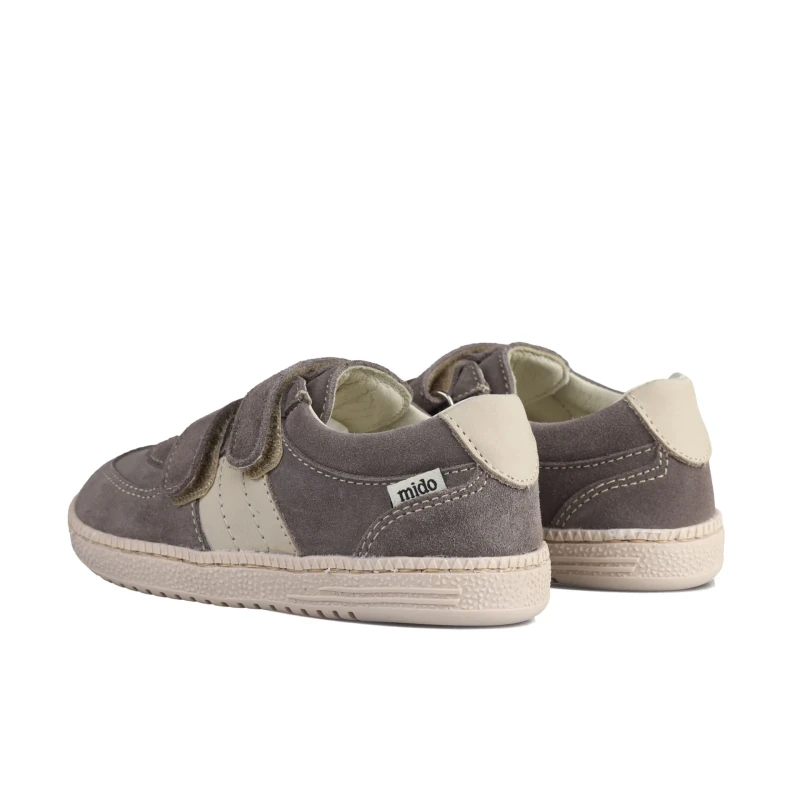 Mido - Półbuty Dziecięce Barefoot 60-06 / 70-06 / 80-06 Greige - bubutik.pl