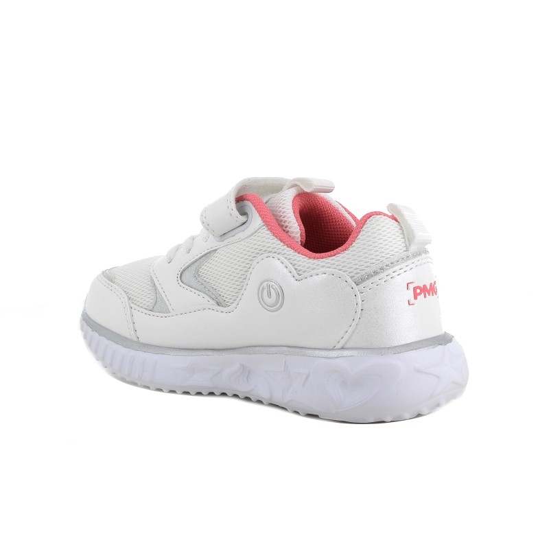 Primigi - Świecące Sneakersy Dziewczęce LED 1469000 - bubutik.pl