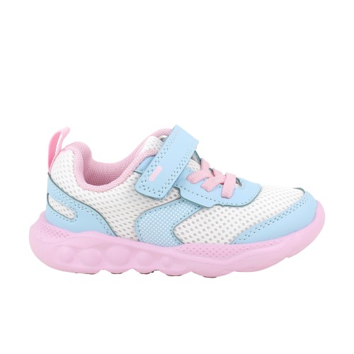 Primigi -  Sneakersy Dziewczęce 1452811 Biało Niebieskie  