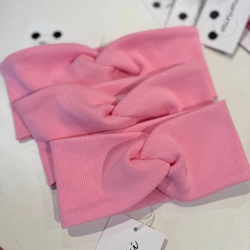 Minimiki - Opaska Przeplatana Light Pink