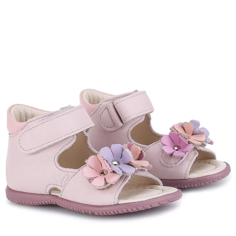 Emel - Sandały Dziecięce Skórzane Roczki Malaga ES 2428F-1 - bubutik.pl