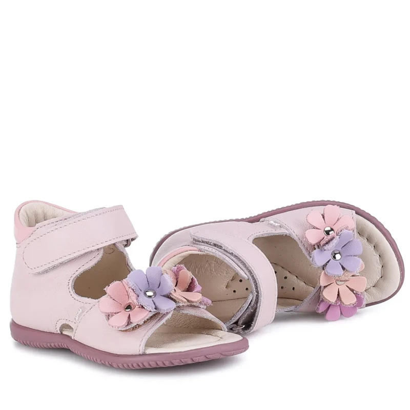 Emel - Sandały Dziecięce Skórzane Roczki Malaga ES 2428F-1 - bubutik.pl