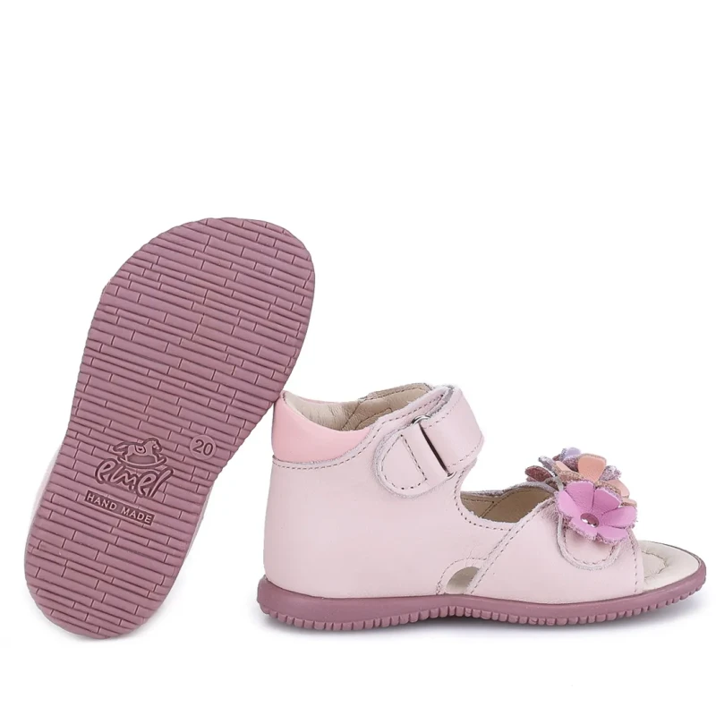 Emel - Sandały Dziecięce Skórzane Roczki Malaga ES 2428F-1 - bubutik.pl