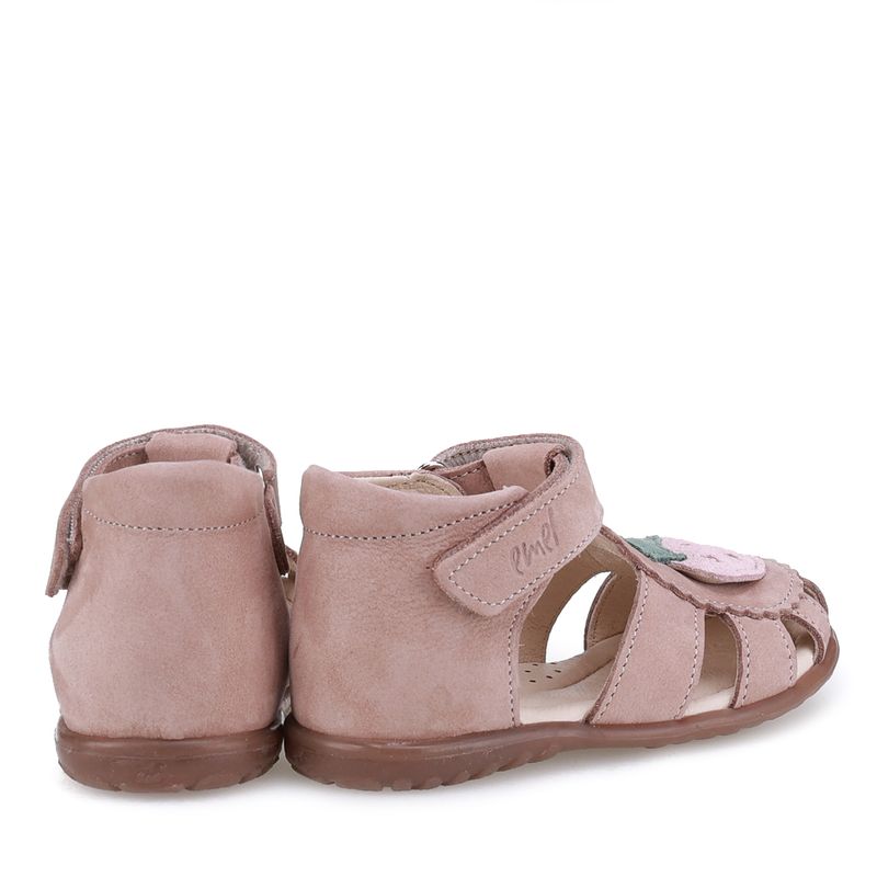 Emel - Sandałki Dziecięce Skórzane Roczki Z Truskawką Bali  ES 1214L-3 - bubutik.pl