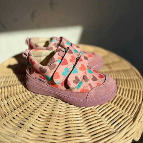 Mido - Trzewiki Dziewczęce 20-56, 30-56 Pink Hearts F