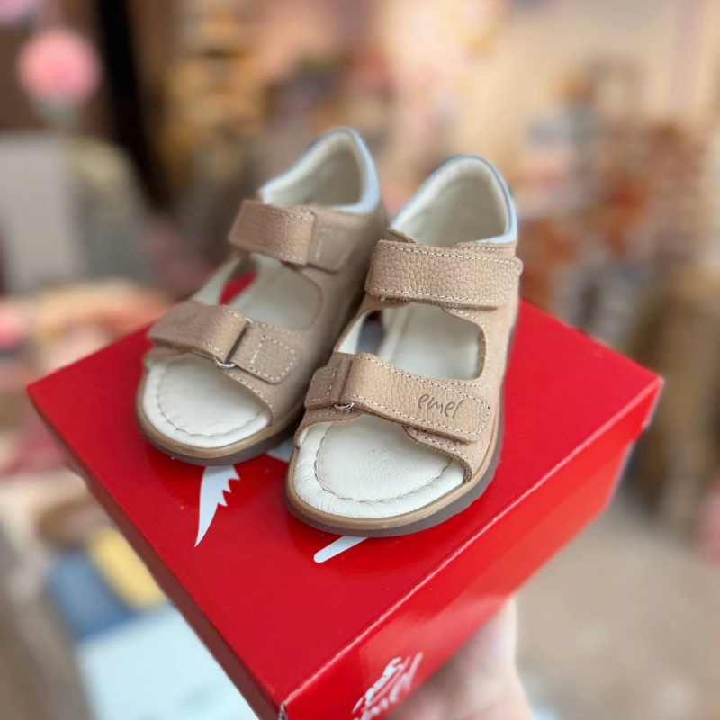 Emel - Sandały Dziecięce Skórzane Puerto E 2766A-18 - bubutik.pl