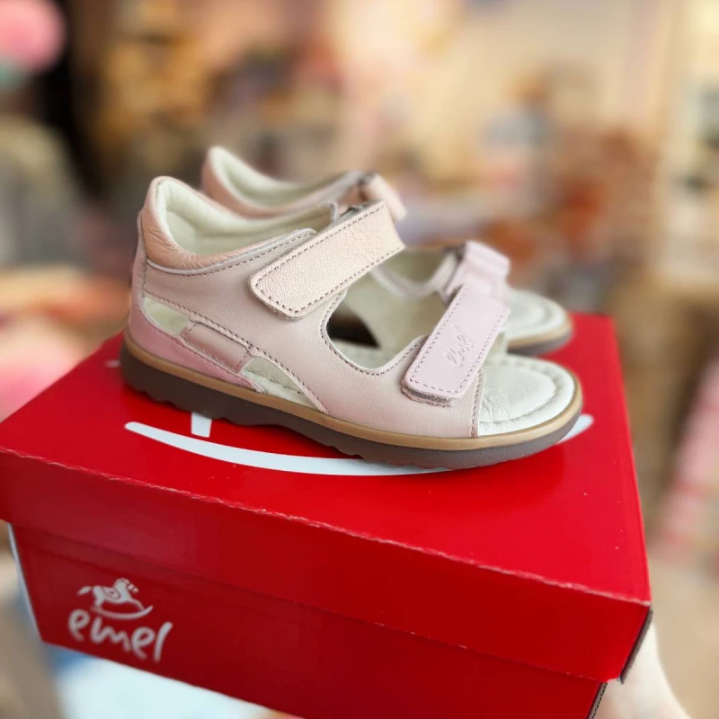 Emel - Sandały Dziecięce Skórzane Puerto E 2766A-19 - bubutik.pl
