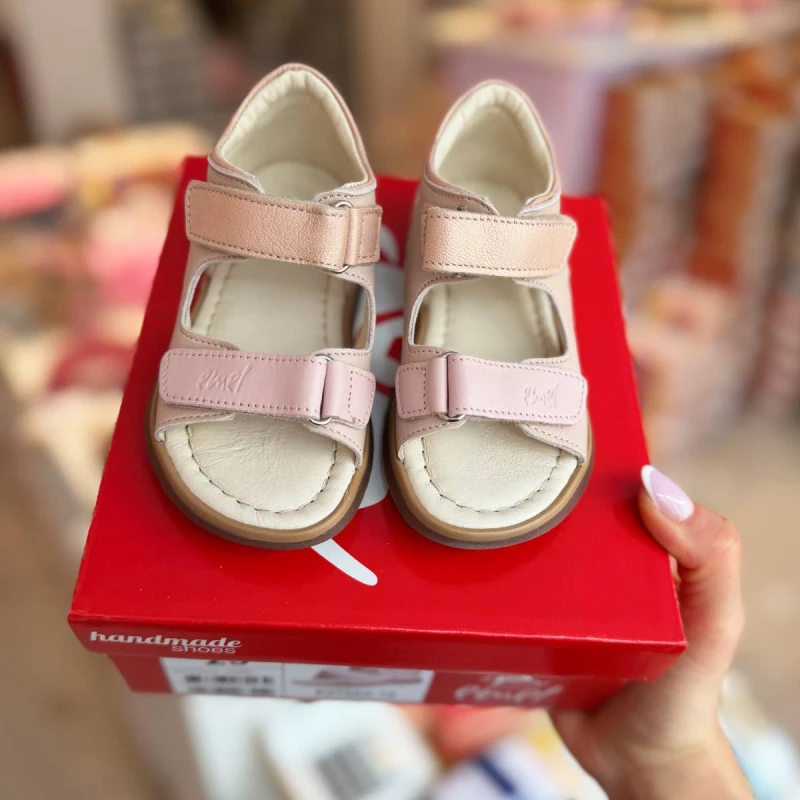 Emel - Sandały Dziecięce Skórzane Puerto E 2766A-19 - bubutik.pl