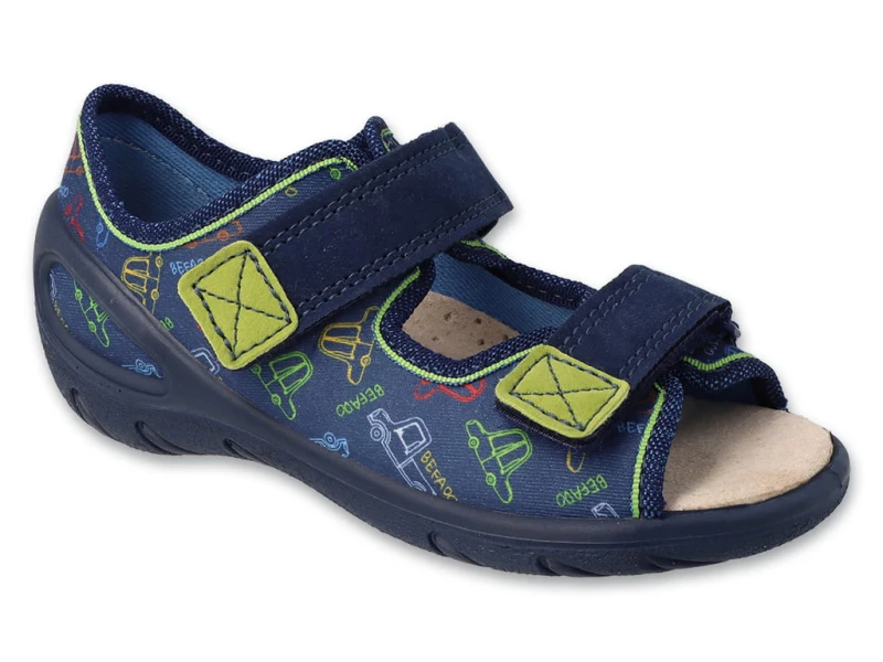 Befado - Kapcie Dziecięce Sandałki Chłopięce Sunny 063X016 - bubutik.pl