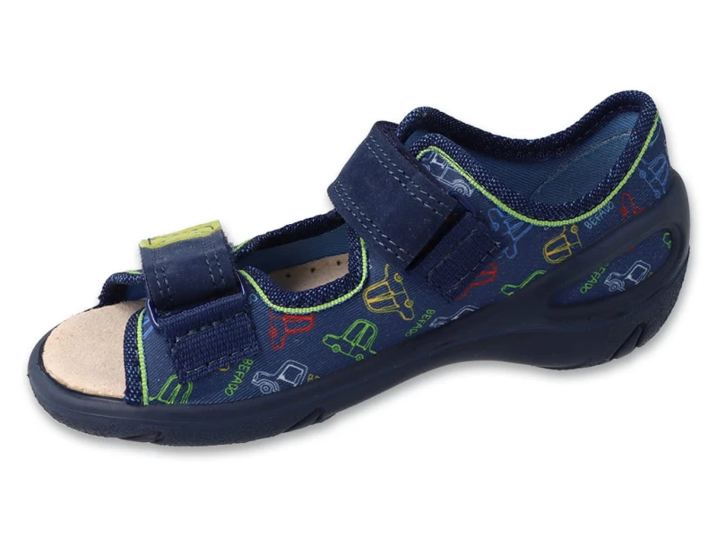 Befado - Kapcie Dziecięce Sandałki Chłopięce Sunny 063X016 - bubutik.pl