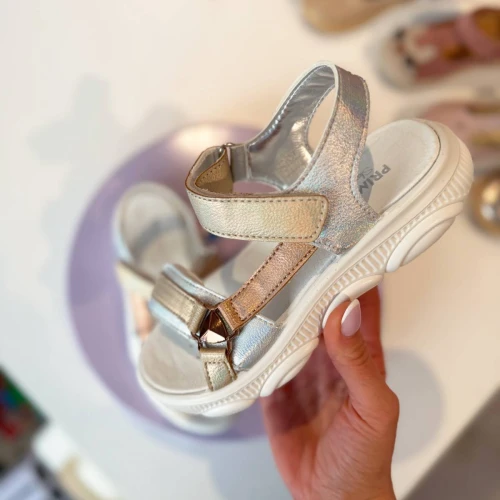 PRIMIGI - Sandały Dziewczęce 1390600 Srebrno Złote