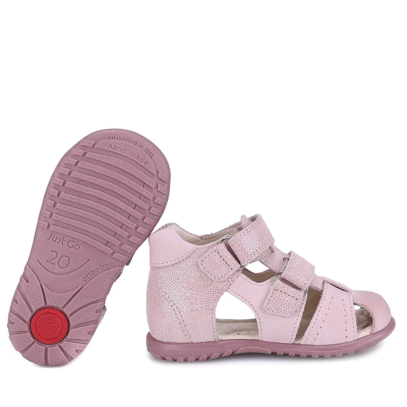 Emel - Sandały Dziecięce Skórzane Roczki Ankara ES 2437-56 - bubutik.pl