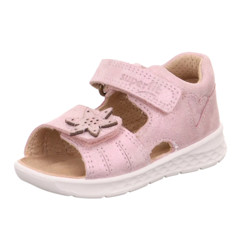 Superfit - Lekkie i Miękkie Sandały Dziewczęce Rosa Lagoon 1-000523-5500