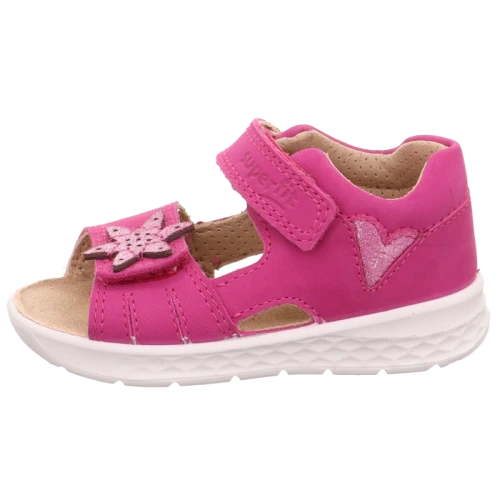 Superfit - Lekkie i Miękkie Sandały Dziewczęce Pink Lagoon 1-000523-5510