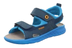Superfit - Skórzane Sportowe Sandały Chłopięce Lagoon Midi 1-001040-8000 Blau/Orange