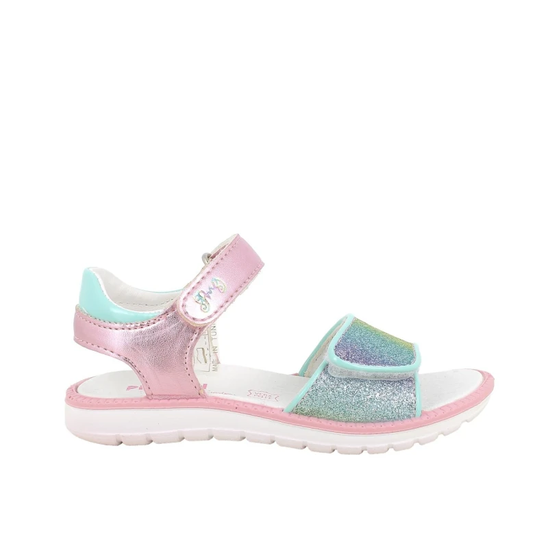 Primigi - Sandały Dziewczęce Tęczowe z Brokatem 1385199 - bubutik.pl