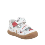 Primigi - Sandały Chłopięce z Zakrytymi Palcami 1400122 Białe Kosmos