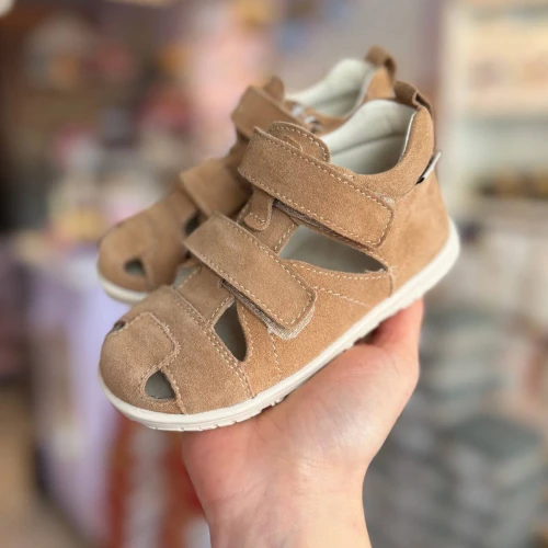 Mido - Sandały Dziecięce z Zakrytymi Palcami 163 Brąz