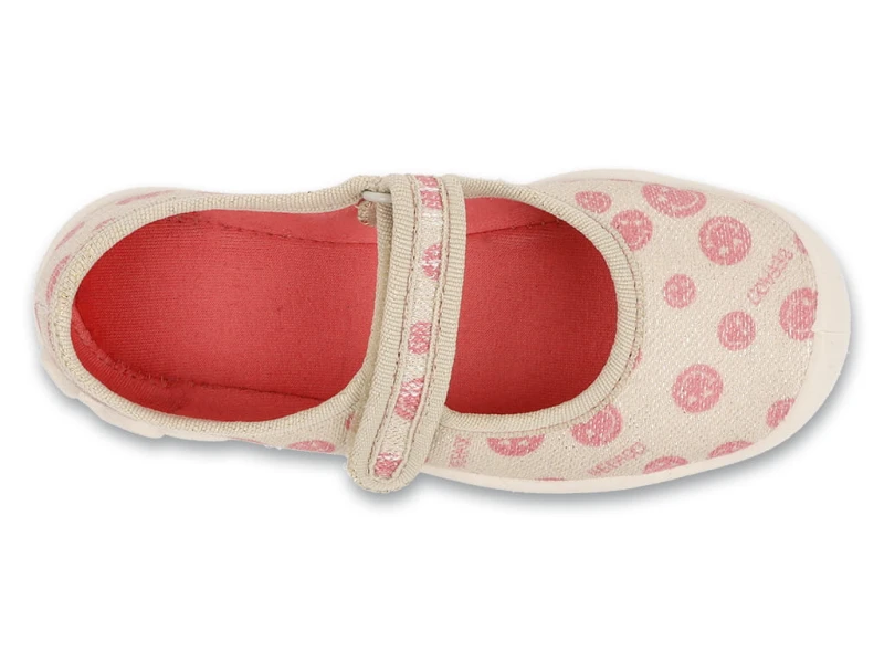 Befado - Kapcie dziewczęce  Blanca 114Y565 Buźki - bubutik.pl