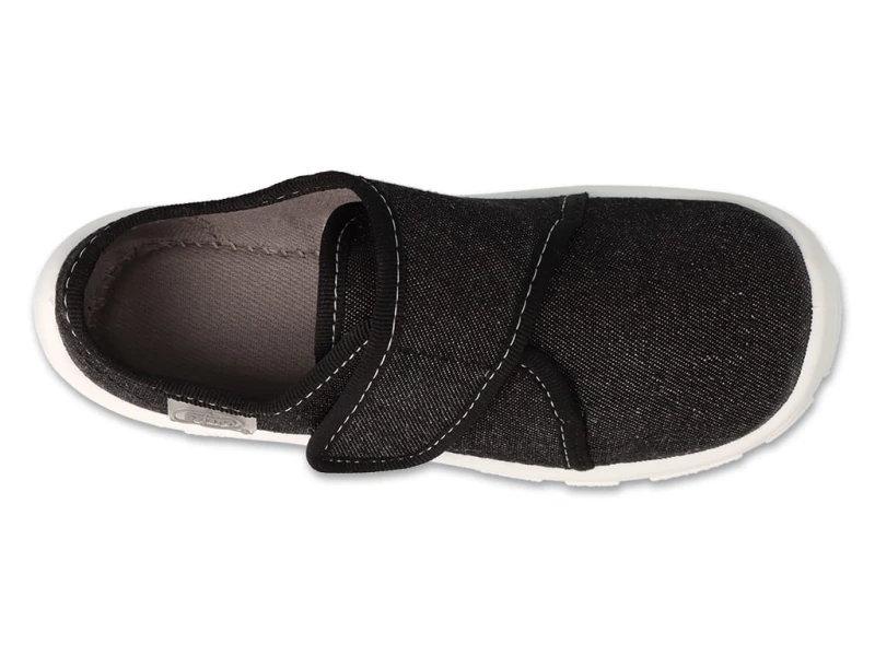 Befado - Kapcie Chłopięce Oddychające Danny 974X580N Czarne - bubutik.pl