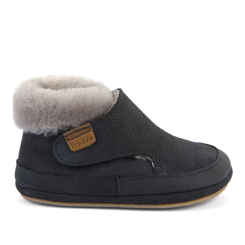 Froddo - Niechodki Ocieplane Barefoot Furry Dark Blue G1160004