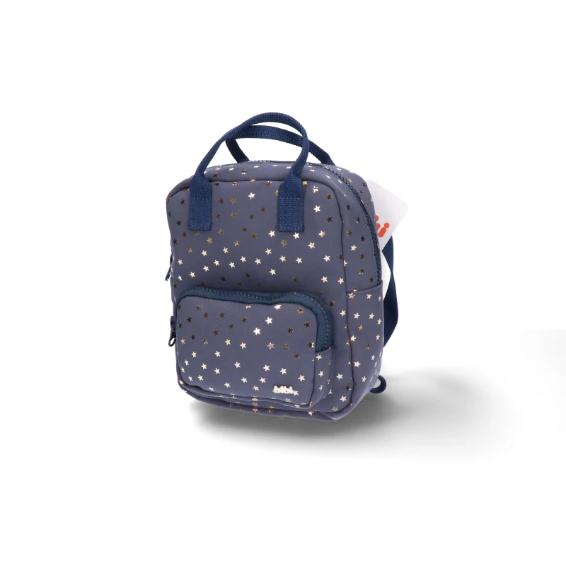 BIBI - Plecak dla dziewczynki 857367 Granat Gwiazdki - bubutik.pl
