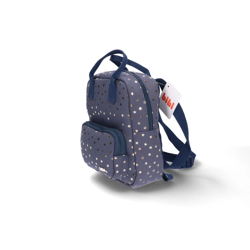 BIBI - Plecak dla dziewczynki 857367 Granat Gwiazdki - bubutik.pl