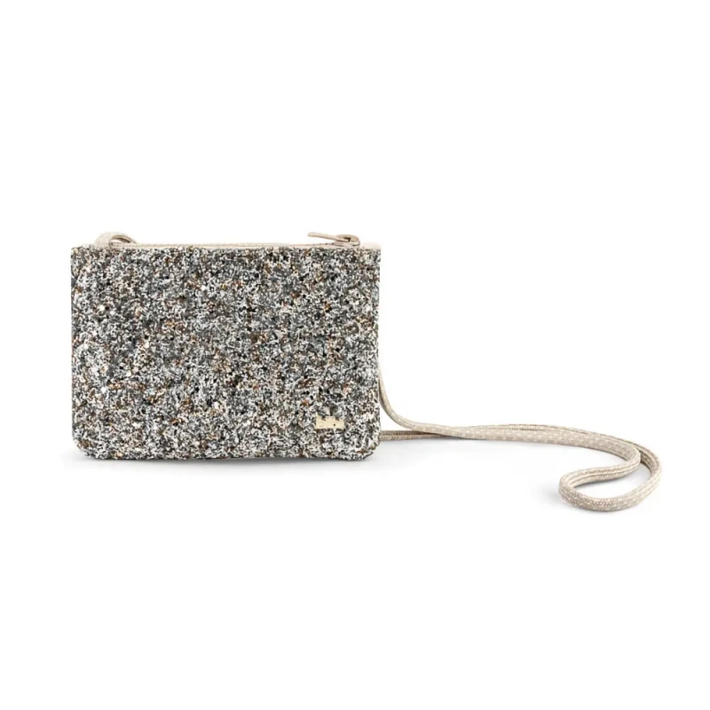 BIBI - Torebka dla dziewczynki 857369 Srebrny Brokat - bubutik.pl